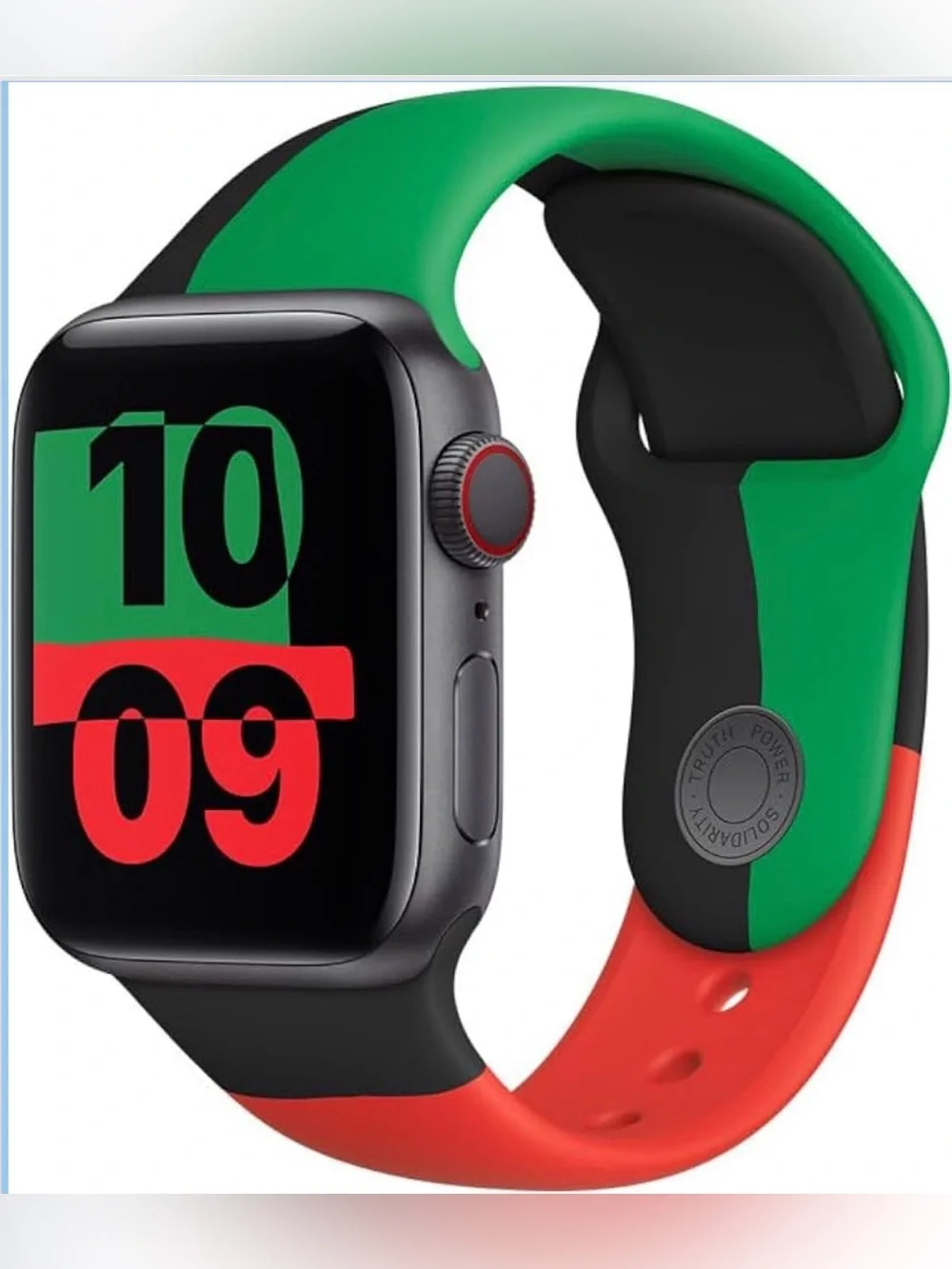 Apple Watch Sport Band in the Black Unity Limited Edition 40mm NWT